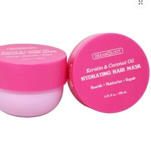 Dreamology Hydrating Hair Mask - Pink: Nourish Moisturize & Repair